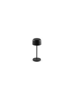 Lámpara LED portátil exterior MAVIS negra, 2W 2700K, 20cm alto
