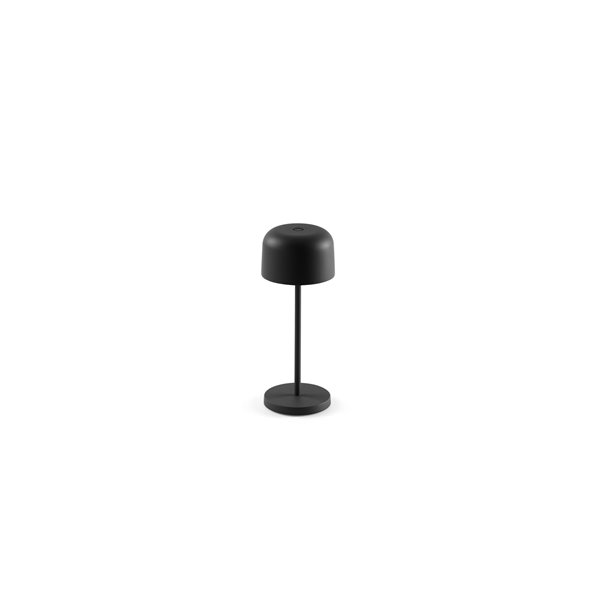 Lámpara LED portátil exterior MAVIS negra, 2W 2700K, 20cm alto