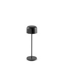 Sobremesa LED portátil negra MAVIS, 36cm alto, exterior 3W 2700K