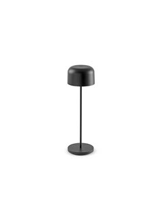 Sobremesa LED portátil negra MAVIS, 36cm alto, exterior 3W 2700K
