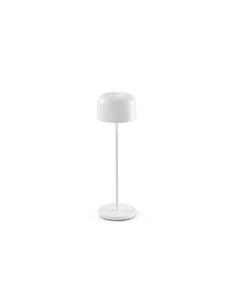 Lampe d'extérieur portable blanche MAVIS, hauteur 36 cm, LED, 3 W 2700 K