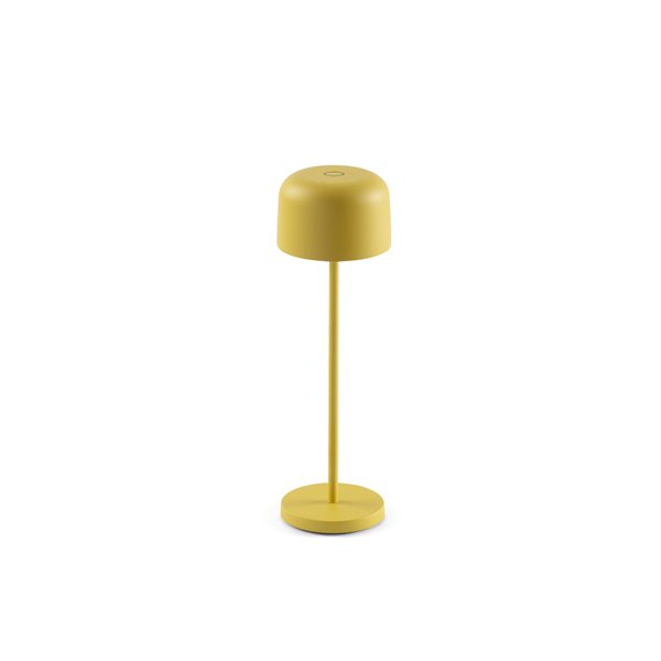 Lámpara LED portátil amarilla MAVIS 36cm alto, exterior 3W 2700K