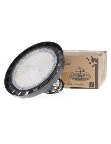 Campana LED Industrial UFO 120W 5000K 0-10V Regulable Flicker Free 15.600Lm