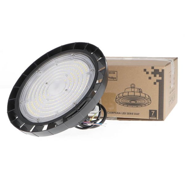 Campana LED Industrial UFO 120W 5000K 0-10V Regulable Flicker Free 15.600Lm