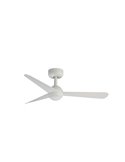 Ventilador de techo SFERA S sin luz, blanco 28W, con mando y control inteligente TUYA, Ø90 cm, 3 palas