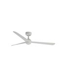 Ventilador de techo 34W SFERA M blanco, sin luz, con mando TUYA, Ø125 cm, 3 palas