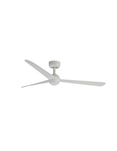 Ventilador de techo 34W SFERA M blanco, sin luz, con mando TUYA, Ø125 cm, 3 palas