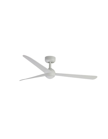 Ventilador de techo 34W SFERA M blanco, sin luz, con mando TUYA, Ø125 cm, 3 palas
