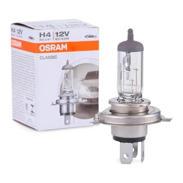 Bombilla H4 Classic 12V 60/55W Bilux embalaje de cartón
