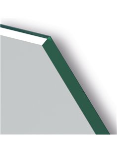 Espejo LED forma poligonal retroiluminado GAUDÍ para baño Triple Touch Táctil CCT 3000K-4500K-6000K y Antivaho IP44 2