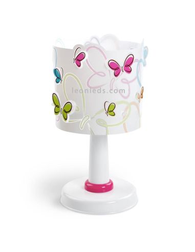 Lámpara de Sobremesa Infantil Mariposas de colores Butterfly 
