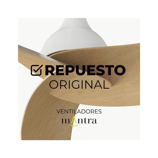 Cuerpo decorativo de repuesto ventilador POLINESIA NATURAL
