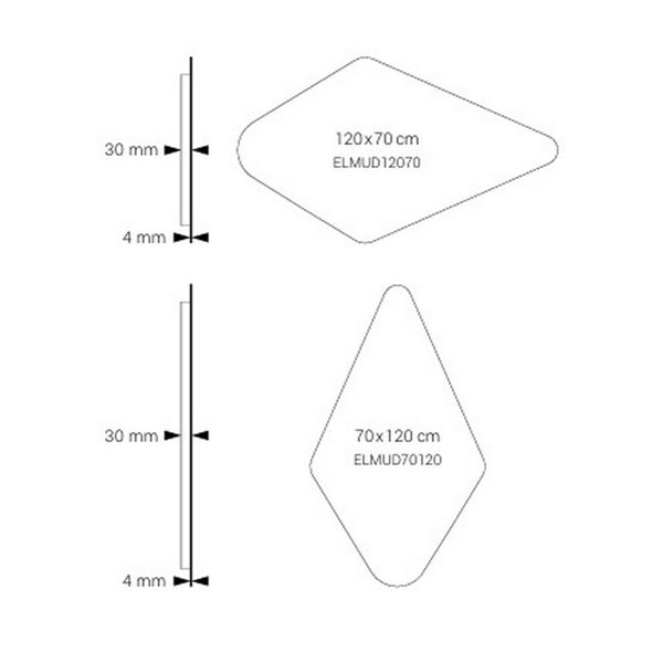 Espejo LED retroiluminado varias posiciones MUDEJAR Triple Touch Táctil CCT 3000K-4500K-6000K y Antivaho IP44