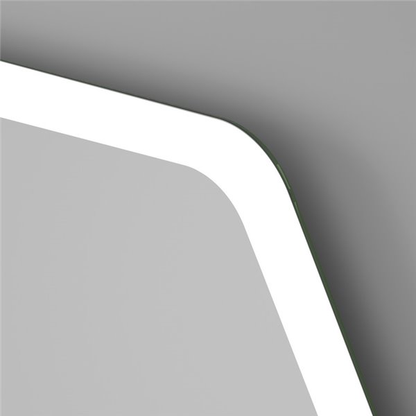 Espejo LED luz frontal y retroiluminado TARRAGONA 80x70cm Triple Touch Táctil CCT 3000K-4500K-6000K y Antivaho IP44