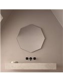 Miroir de salle de bain polygonal non éclairé DALMACIA