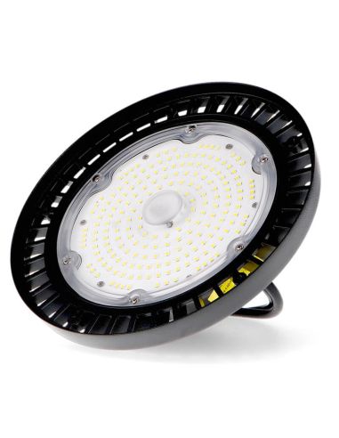 Luminária LED UFO de alto brilho Sky 100W, regulável de 0 a 10 V, potência selecionável 60 W/80 W/100 W, IP65