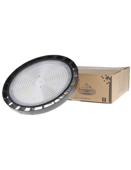 Campana UFO LED Sky 200W regulable 0-10V – Potencia seleccionable 100W/150W/200W IP65