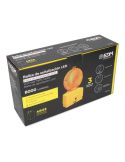 Caja Baliza de Señalización LED para Obras con Sensor Crepuscular y 3 Modos de Fijación