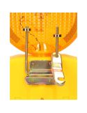 Soporte trasero Baliza de Señalización LED para Obras con Sensor Crepuscular y 3 Modos de Fijación