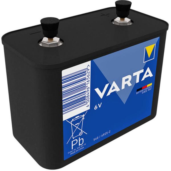 Batería Varta 540-4R25-2 6V para Balizas y Linternas