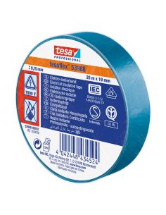 Cinta Aislante Homologada Azul 19mm x 20m Tesa Professional 53988 | Alta Resistencia
