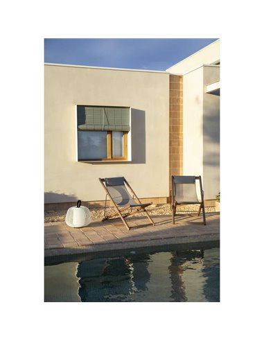 Lámpara de exterior portátil NARA beige IP65 para terrazas, con cable, E27 (no incl.)