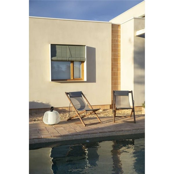 Lámpara de exterior portátil NARA beige IP65 para terrazas, con cable, E27 (no incl.)