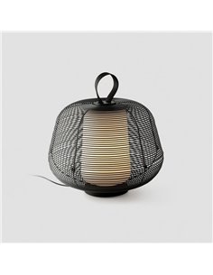 Lámpara LED decorativa negra NARA, portátil E27 (no incl.), IP65 exterior 2