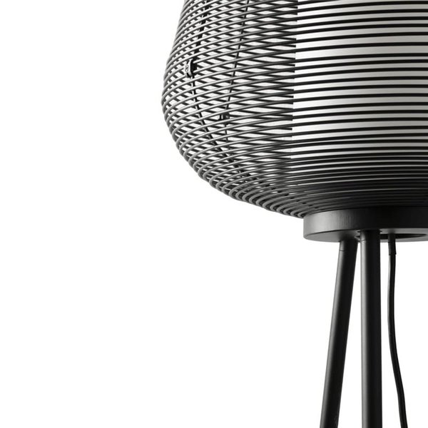 Lampadaire d'extérieur noir NARA IP65 E27 (non incl.)