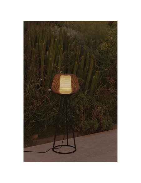 Lampadaire NARA, couleur rouille, IP65, extérieur, E27 (non incl.)