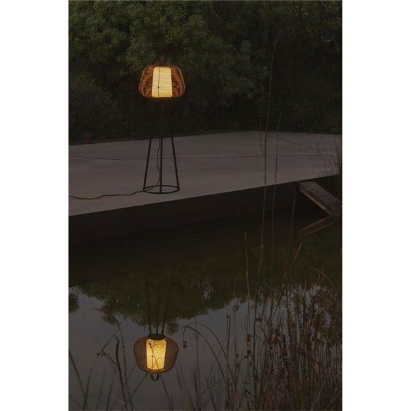 Luminária de chão NARA, cor ferrugem, IP65, para exterior, E27 (não incl.)