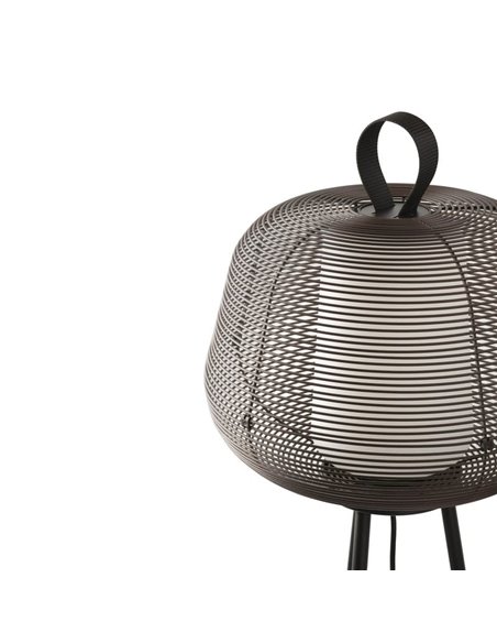 Lampadaire NARA, couleur rouille, IP65, extérieur, E27 (non incl.)