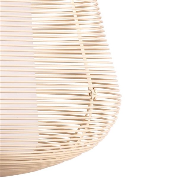 Suspension d'extérieur beige NARA IP65 E27 (non incl.)