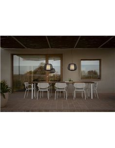 Lámpara colgante exterior NARA beige IP65 E27 (no incl.) 2