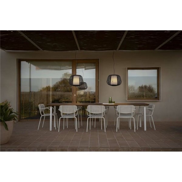 Suspension d'extérieur beige NARA IP65 E27 (non incl.)