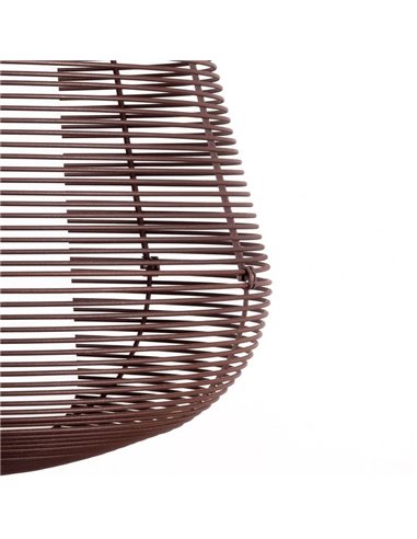 Lampe à suspension rustique NARA rouille IP65 E27 (non incl.)