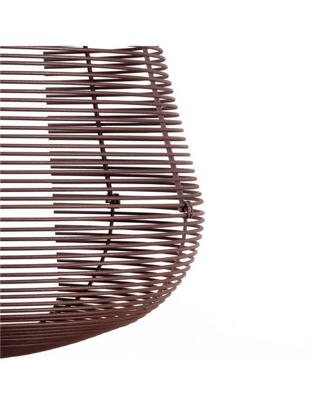 Lampe à suspension rustique NARA rouille IP65 E27 (non incl.)