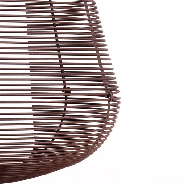 Lampe à suspension rustique NARA rouille IP65 E27 (non incl.)