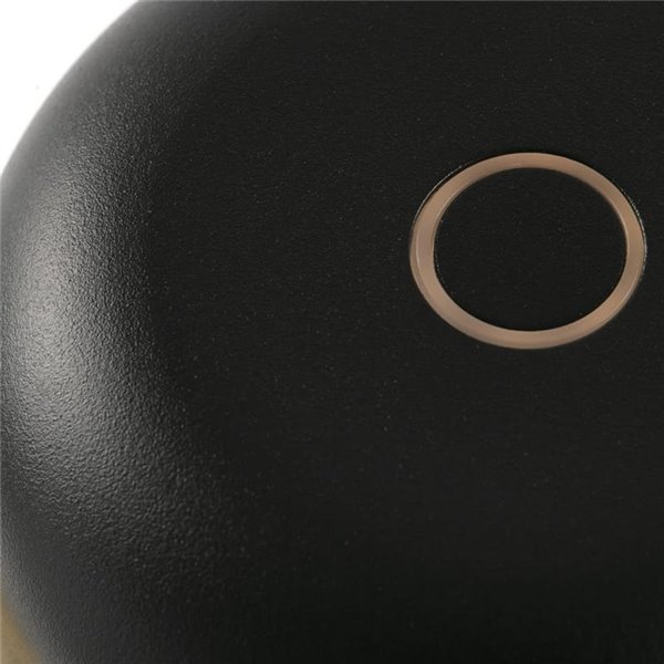 Sobremesa LED portátil negra MAVIS, 36cm alto, exterior 3W 2700K