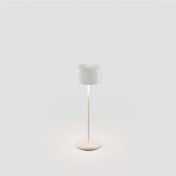Lámpara exterior blanca MAVIS portátil, 36cm alto LED, 3W 2700K