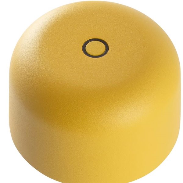 Lámpara LED portátil amarilla MAVIS 36cm alto, exterior 3W 2700K