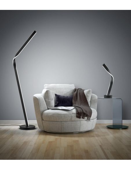 Lámpara de pie de diseño Cicenza LED regulable con interruptor