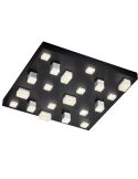 Plafón de Techo LED de diseño CIVETO 20 Luces 20 x 3W Dim To Warm 2000K-4000K Negro