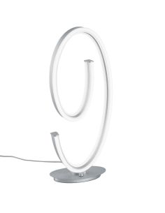 Lampe de table LED à intensité variable CIOLA, nickel mat, 21 W, intensité variable pour une lumière chaude