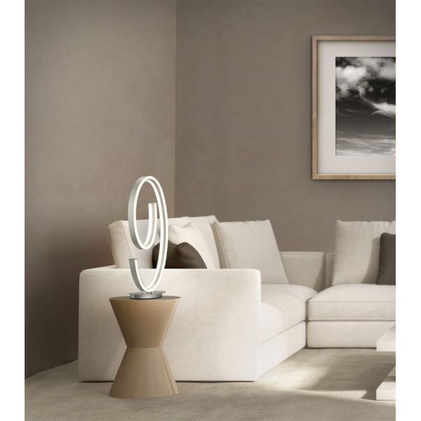 Lampe de table LED à intensité variable Ambiente CIOLA Nickel mat 21 W Dim to Warm