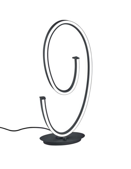 Lámpara de Sobremesa LED Regulable CIOLA Negra 21W Dim To Warm Cinque