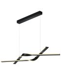 Lámpara de Techo LED de Diseño CICENZA Negra 53W 7000 lm Dim To Warm + CI·MOTE + LIFTime