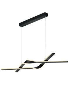 Lámpara de Techo LED de Diseño CICENZA Negra 53W 7000 lm Dim To Warm + CI·MOTE + LIFTime