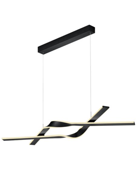 Lámpara de Techo LED de Diseño CICENZA Negra 53W 7000 lm Dim To Warm + CI·MOTE + LIFTime