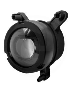 Phare de croisement rond à LED 20 W pour John Deere séries 6M, 6R, 7R et 8R, homologué avec connecteur